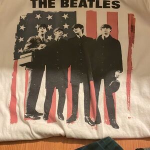 The Beatles White Graphic T-Shirt